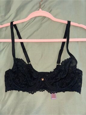 Savage X Fenty Black Lace Underwire Bra